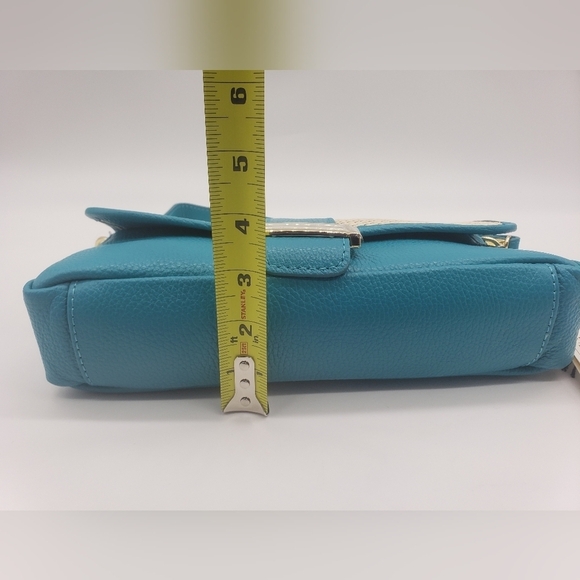 962- Divina Firenze Crossbody Bag Genuine Italian Leather Detachable NWT - Picture 7 of 11